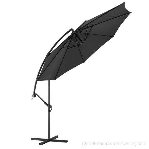 China Aluminum Hanging Patio Adjustable SunShade Beach Umbrella Supplier